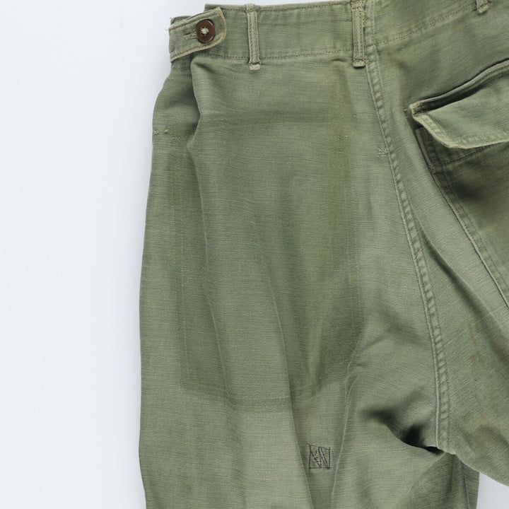 1960'S US military early model military baker pants made in USA men's w31 vintage /evb005082