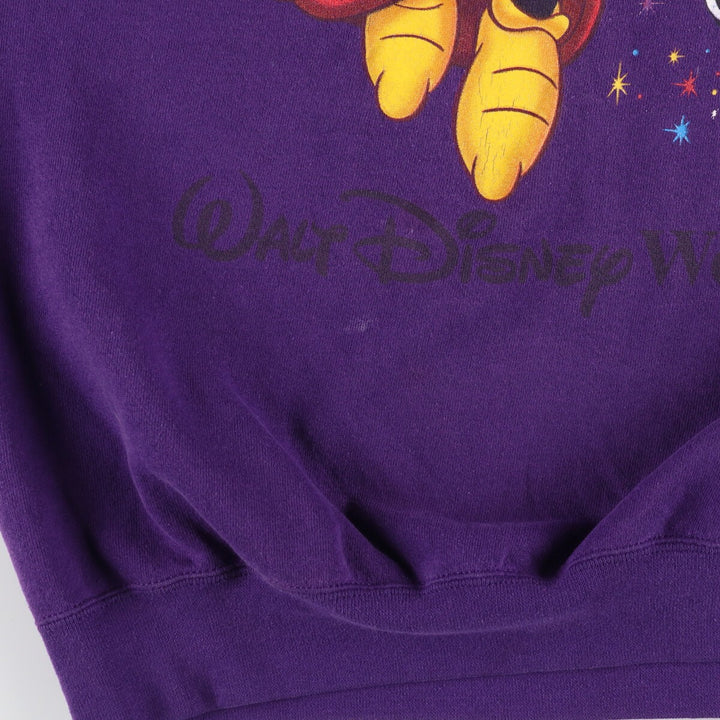 90'S MICKEY.INC MICKEY MOUSE Mickey Mouse Fantasia Character Sweatshirt Trainer Made in USA Men's XL Vintage /evb005122