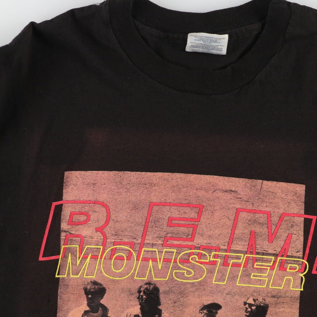 90'S Hanes REM Album MONSTER Band T-Shirt Band Tee Men's XL Vintage /evb005237