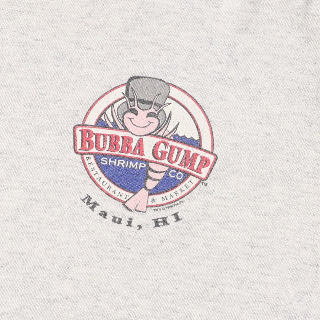 90'S BUBBA GUMP SHRIMP CO. Advertising T-shirt Men's L Vintage /evb005238