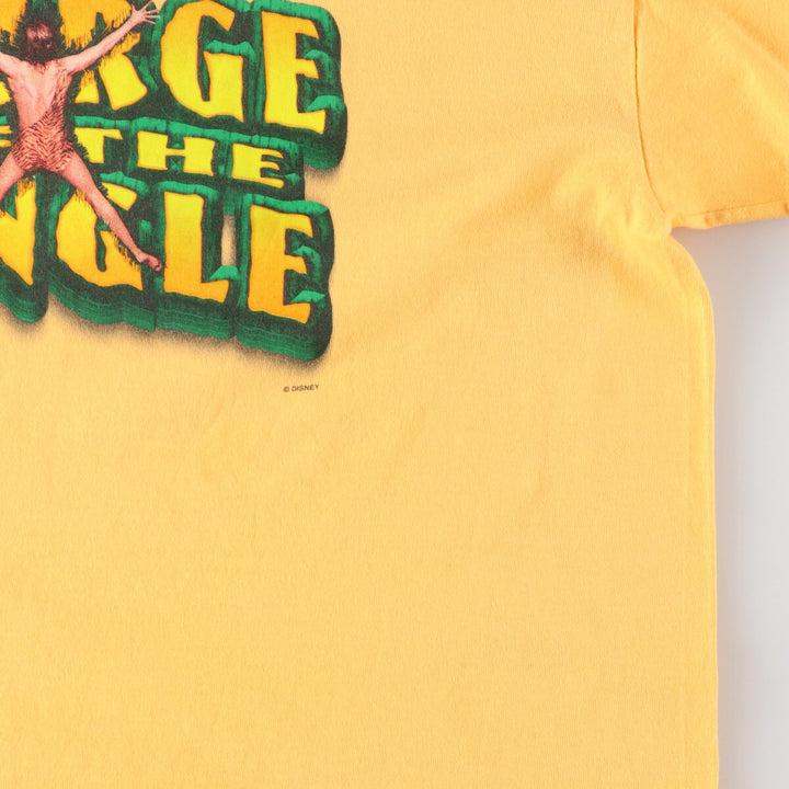 90'S Anvil GESAGE OF THE JUKICLE George of the Jungle Movie T-shirt Made in USA Men's XL Vintage /evb005240