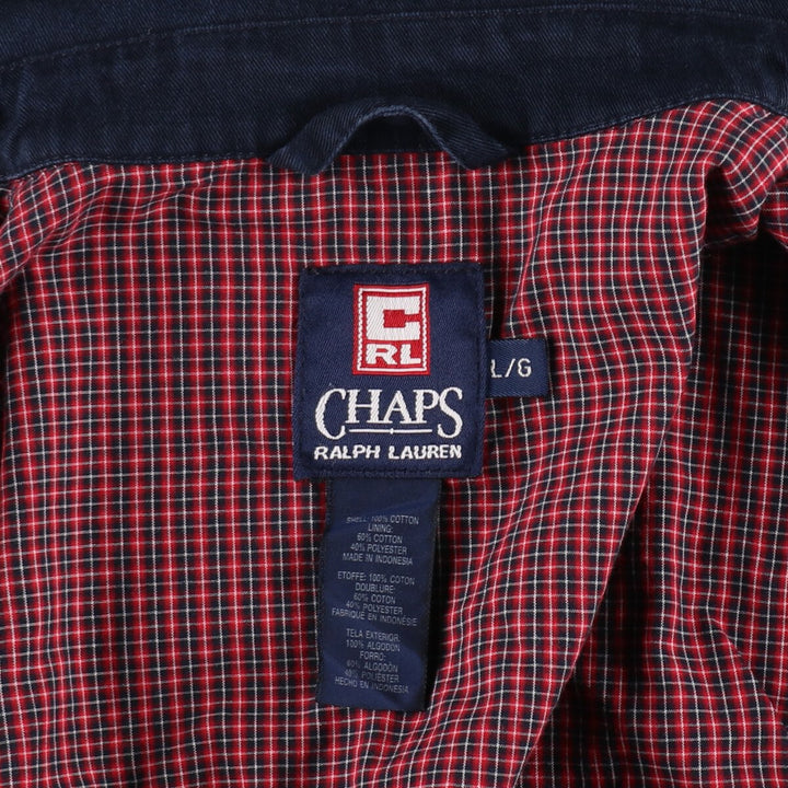 90'S Ralph Lauren CHAPS swing top sports jacket, men's size L, vintage /evb005286