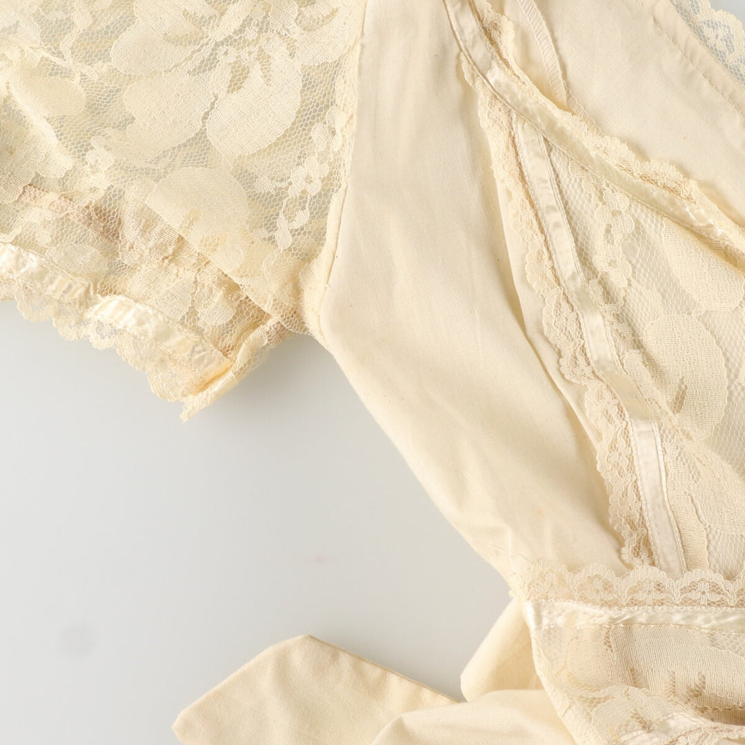 70'S UNKNOWN Maxi length short sleeve flare dress for women M /evb005384