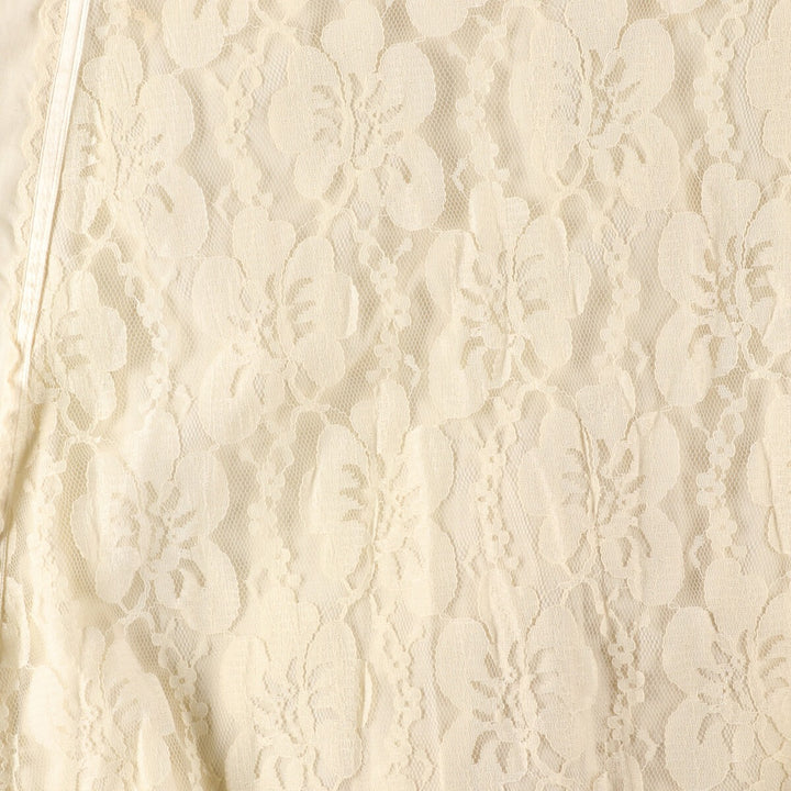 70'S UNKNOWN Maxi length short sleeve flare dress for women M /evb005384