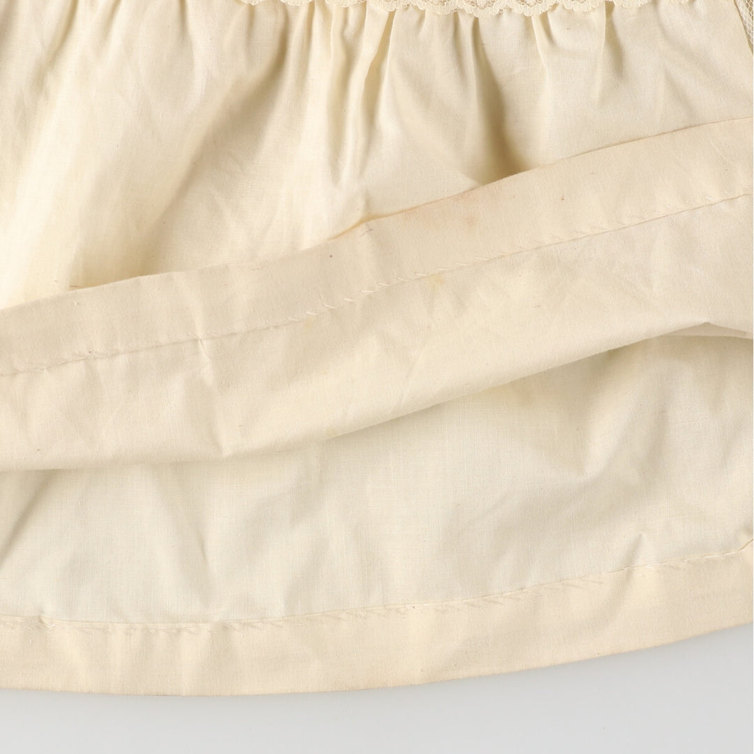 70'S UNKNOWN Maxi length short sleeve flare dress for women M /evb005384