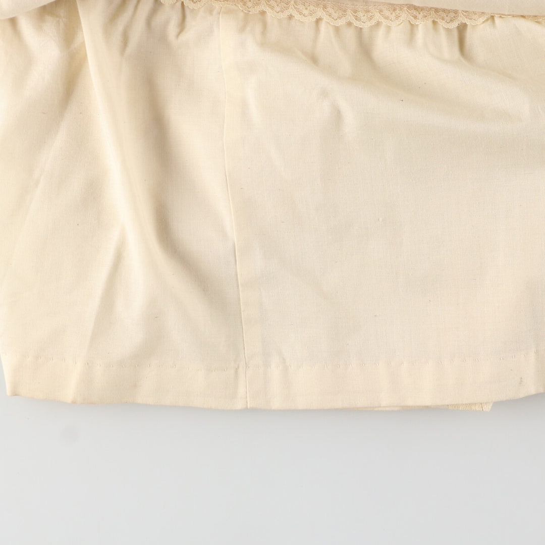 70'S UNKNOWN Maxi length short sleeve flare dress for women M /evb005384