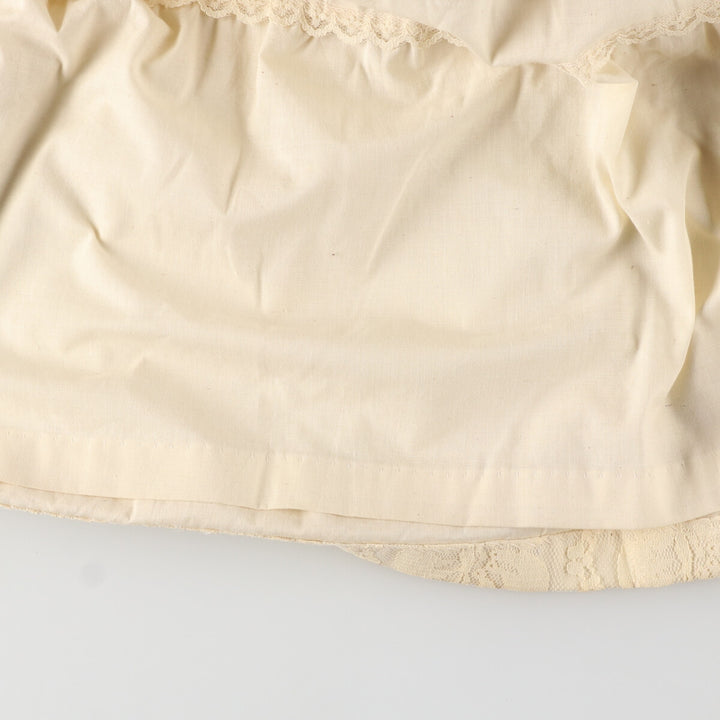 70'S UNKNOWN Maxi length short sleeve flare dress for women M /evb005384