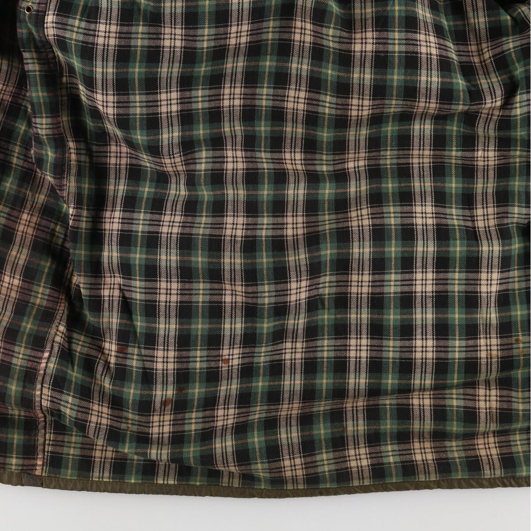 80s-90'S Barbour Game Fair Old 3 Warrant Waxed Cotton Oiled Jacket Made in England 38in Men's M equivalent /evb005411