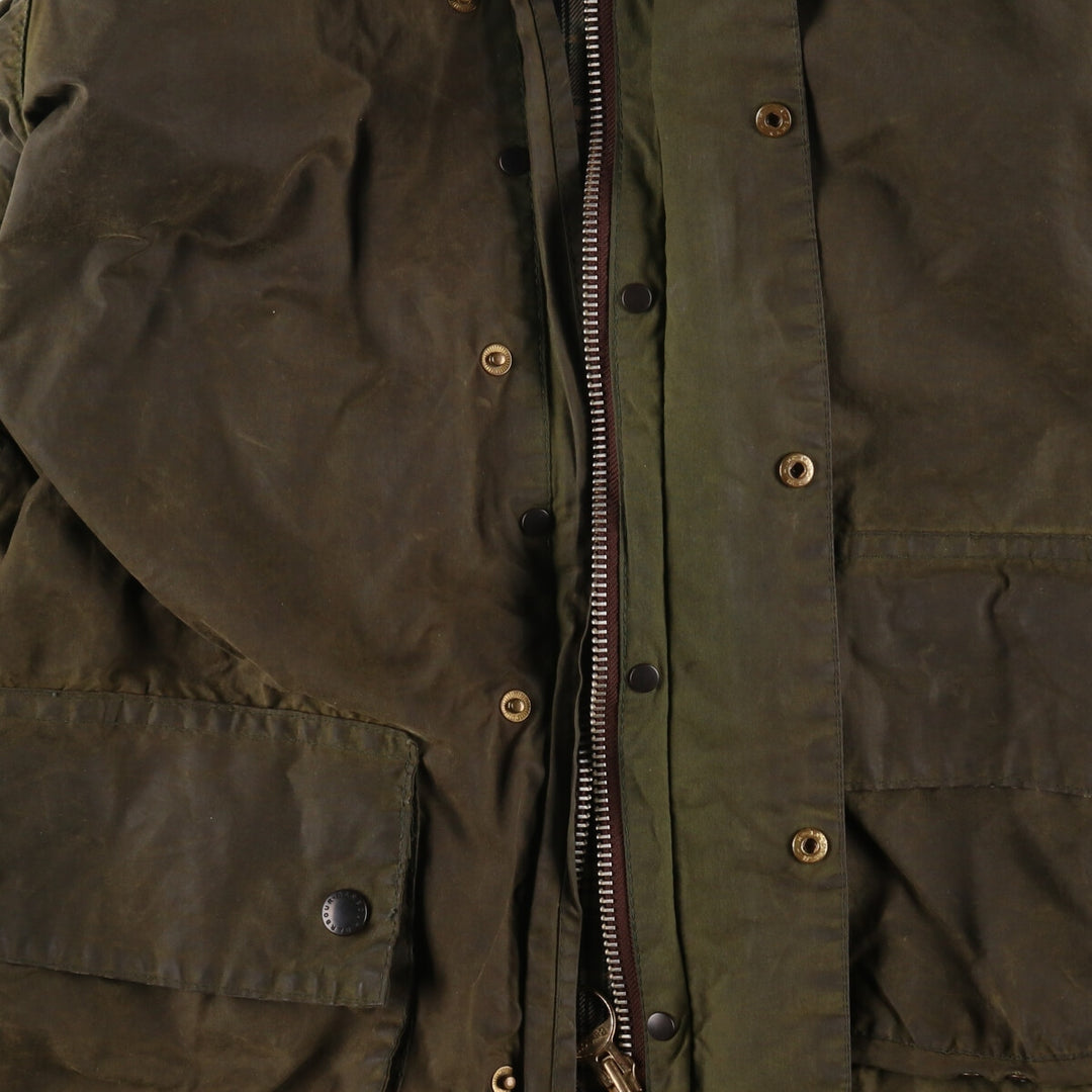 80s-90'S Barbour Game Fair Old 3 Warrant Waxed Cotton Oiled Jacket Made in England 38in Men's M equivalent /evb005411