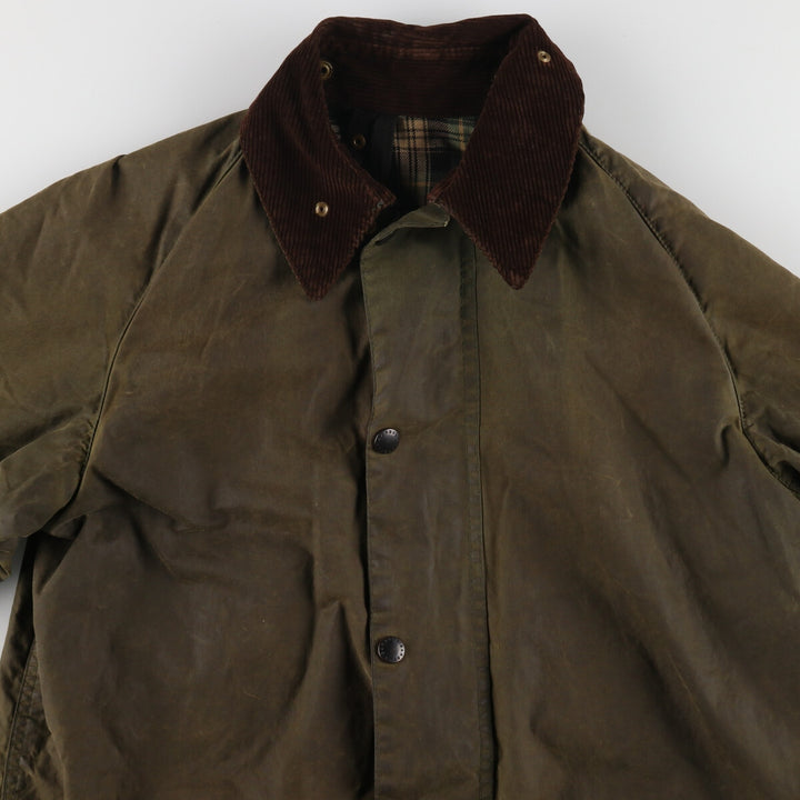 80s-90'S Barbour Game Fair Old 3 Warrant Waxed Cotton Oiled Jacket Made in England 38in Men's M equivalent /evb005411