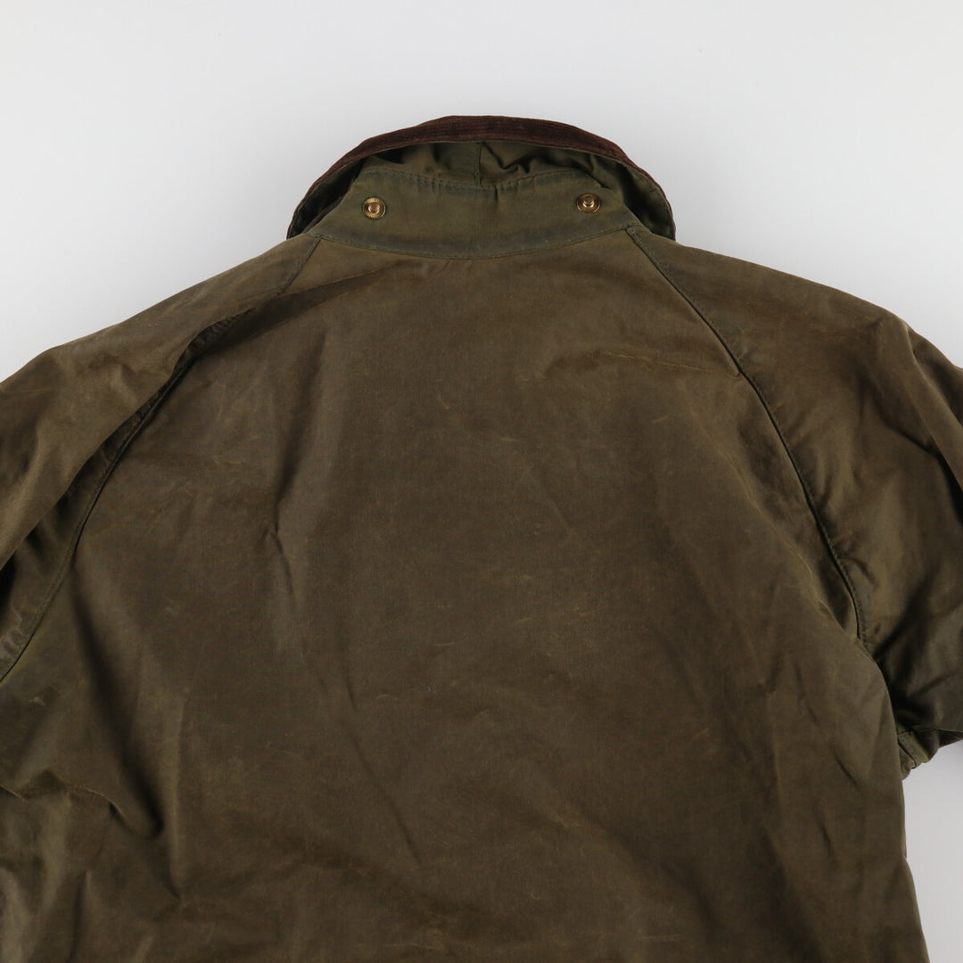 80s-90'S Barbour Game Fair Old 3 Warrant Waxed Cotton Oiled Jacket Made in England 38in Men's M equivalent /evb005411