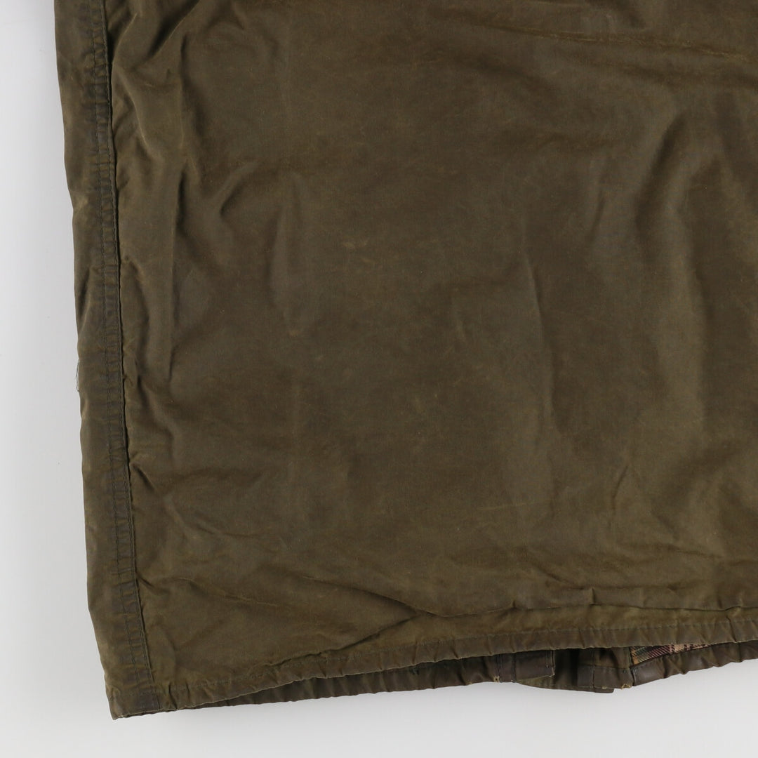 80s-90'S Barbour Game Fair Old 3 Warrant Waxed Cotton Oiled Jacket Made in England 38in Men's M equivalent /evb005411