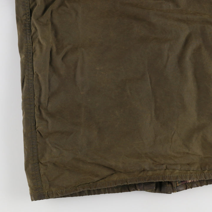 80s-90'S Barbour Game Fair Old 3 Warrant Waxed Cotton Oiled Jacket Made in England 38in Men's M equivalent /evb005411