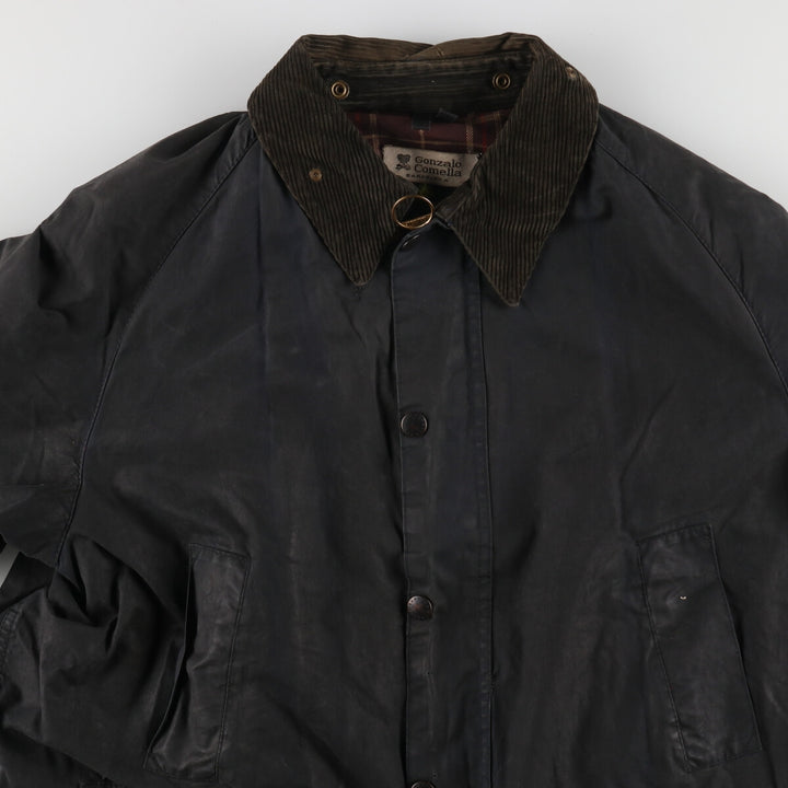 90'S Barbour Bedale Old 3 Warrant Waxed Cotton Oiled Jacket Made in England C46 Men's XL equivalent Vintage /evb005414