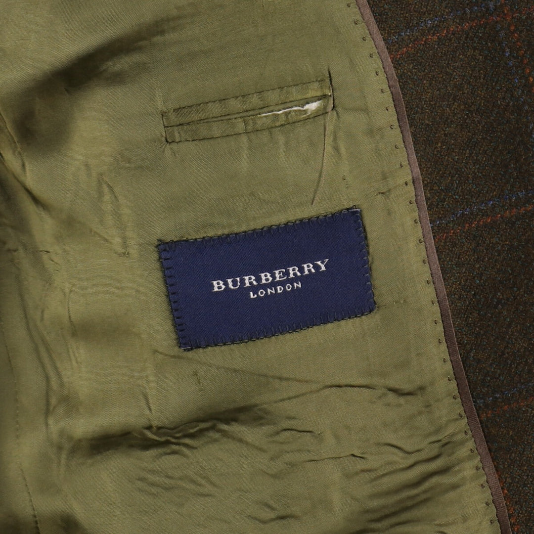 Burberry's LONDON Check Pattern Tailored Jacket Men's L size /evb005424