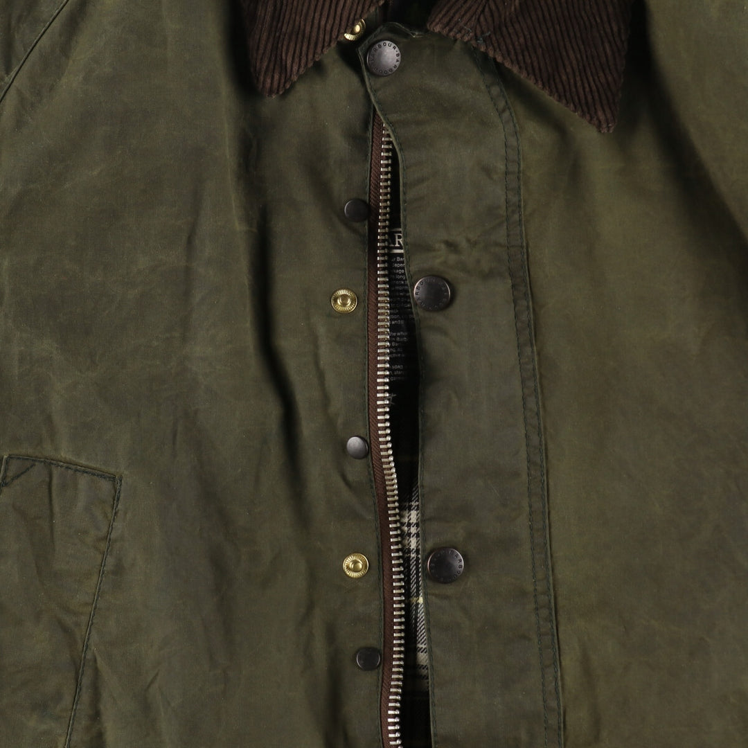 80s-90'S Barbour Bedale Old 3 Warrant Waxed Cotton Oiled Jacket Made in England Men's L Size Vintage /evb005431