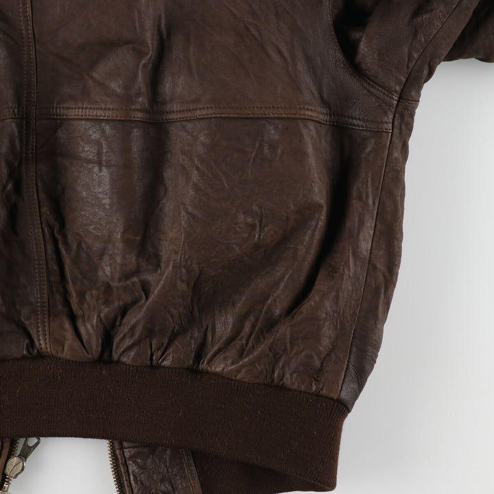 MCNEAL Leather Blouson Men's XL equivalent /evb005437