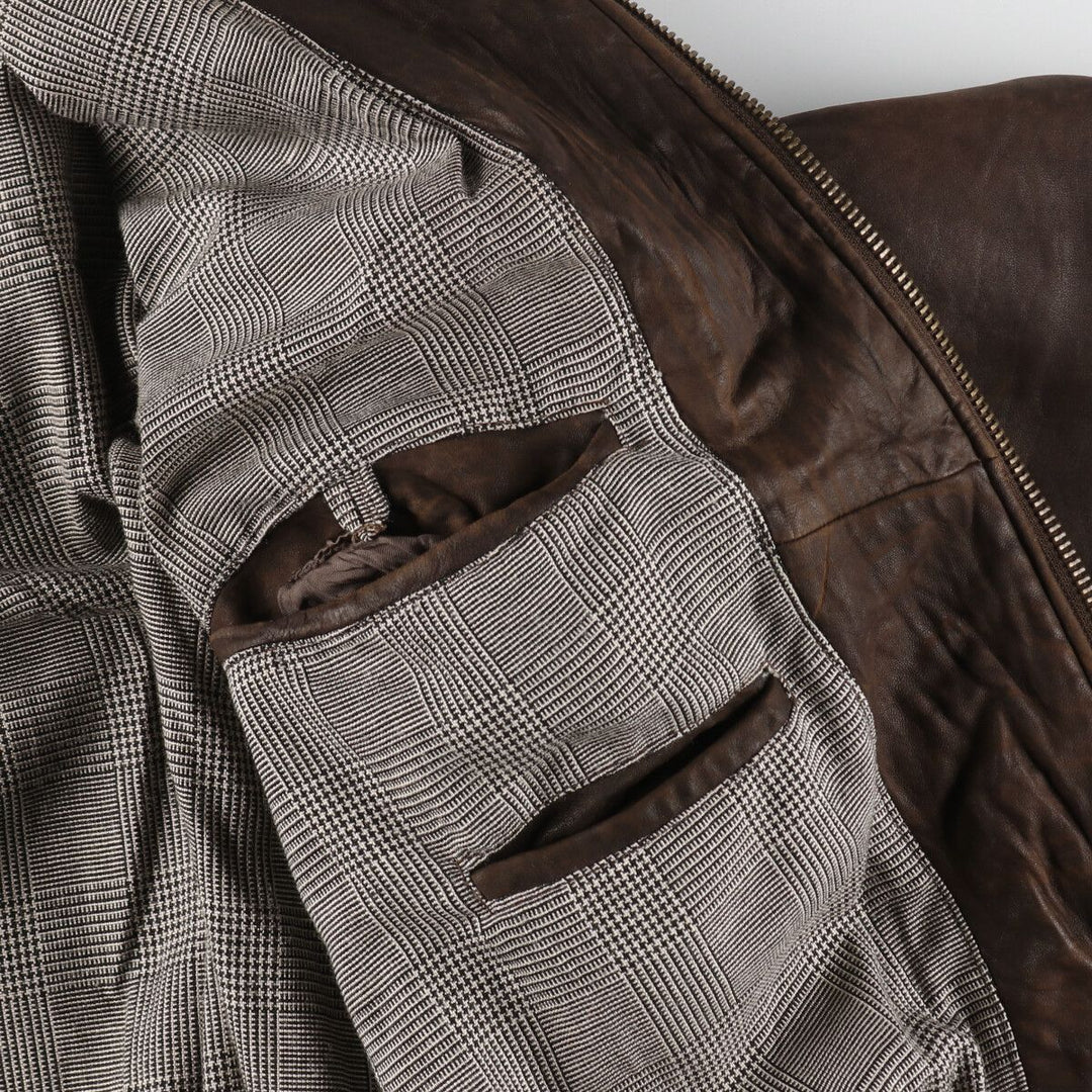 MCNEAL Leather Blouson Men's XL equivalent /evb005437