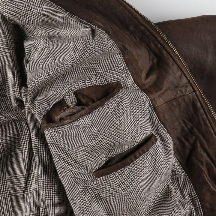 MCNEAL Leather Blouson Men's XL equivalent /evb005437