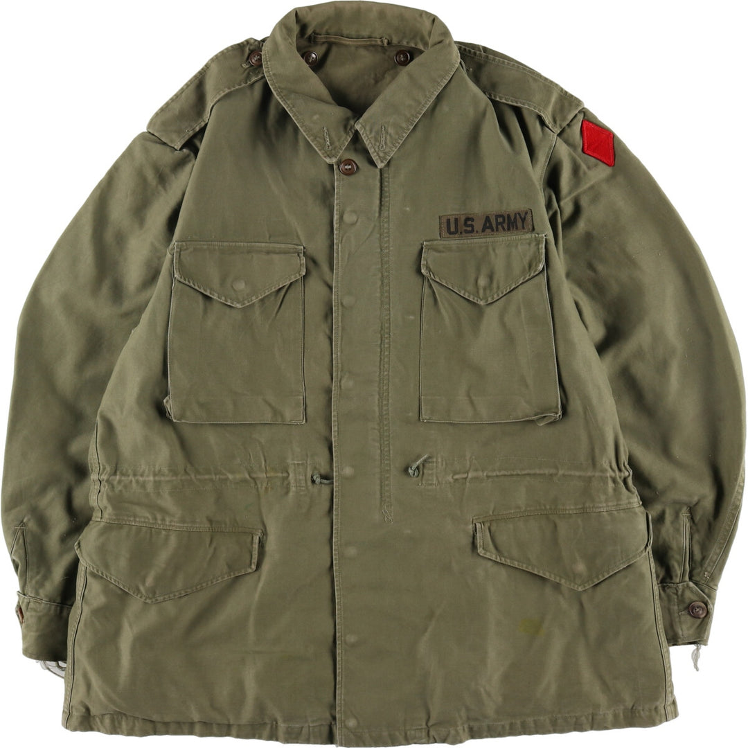 Authentic US military item, 1950'S M-51 USARMY military field jacket, made in USA, men's size S, vintage /evb005446