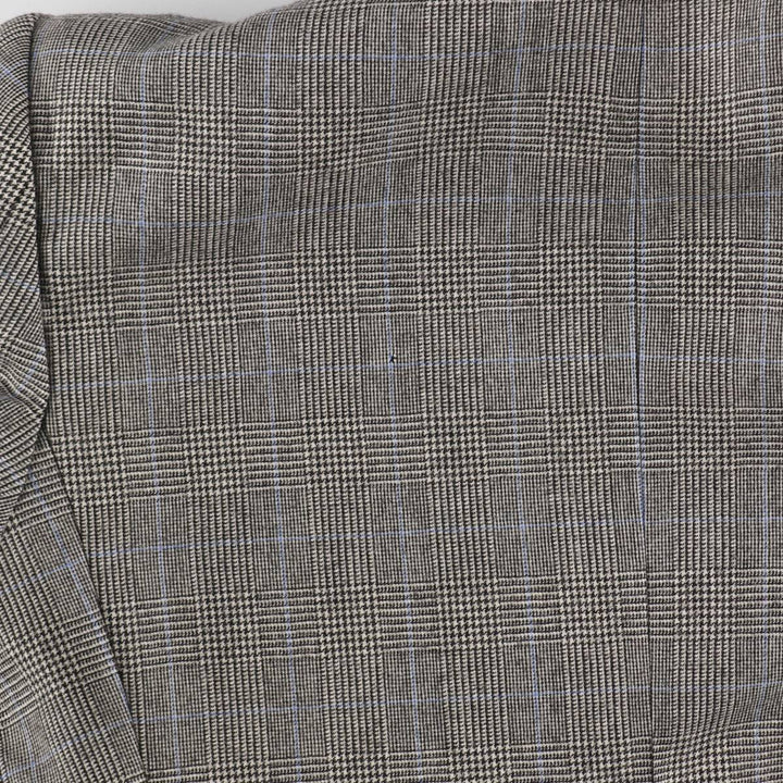 Burberry's Glen Check Wool Tailored Jacket Made in France Men's L size /evb005489