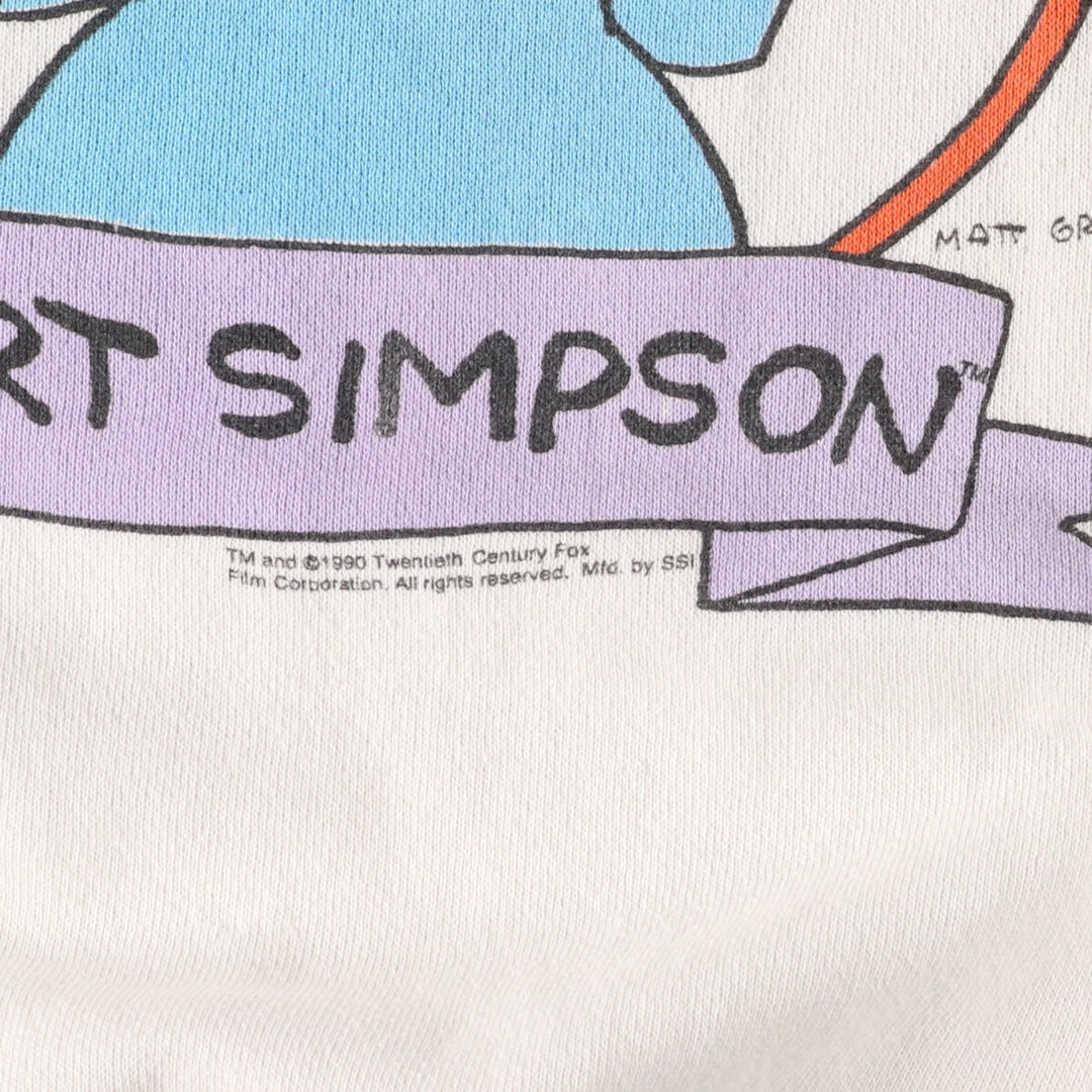 90'S SSI THE SIMPSONS Bird Character Sweatshirt Trainer Made in USA Men's L Vintage /evb005510