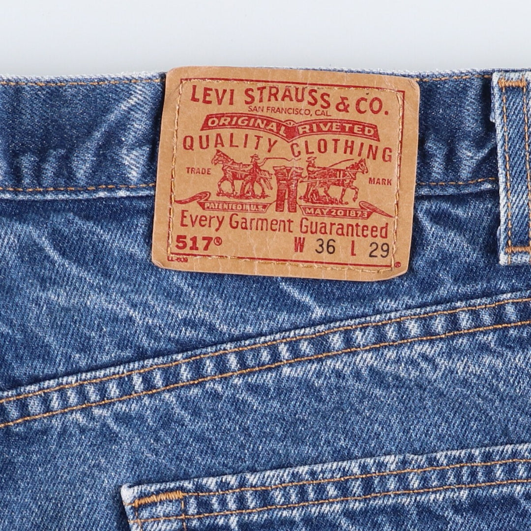 00'S Levi's 517-0217 Bootcut Denim Pants Made in USA Men's W35 equivalent /evb005626