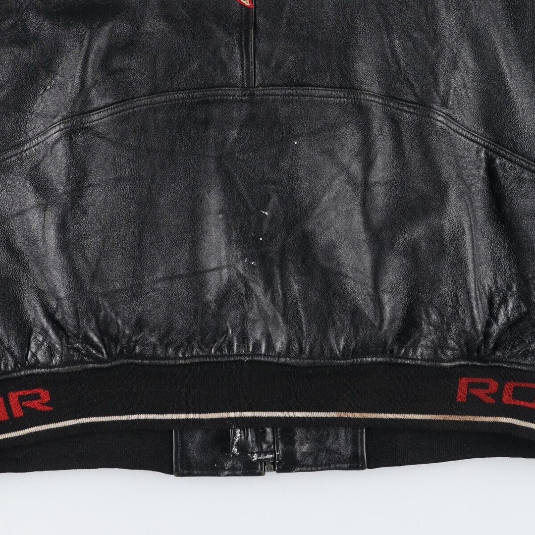 Big size Roca wear leather blouson 5XL Men's XXXXXL /evb005629