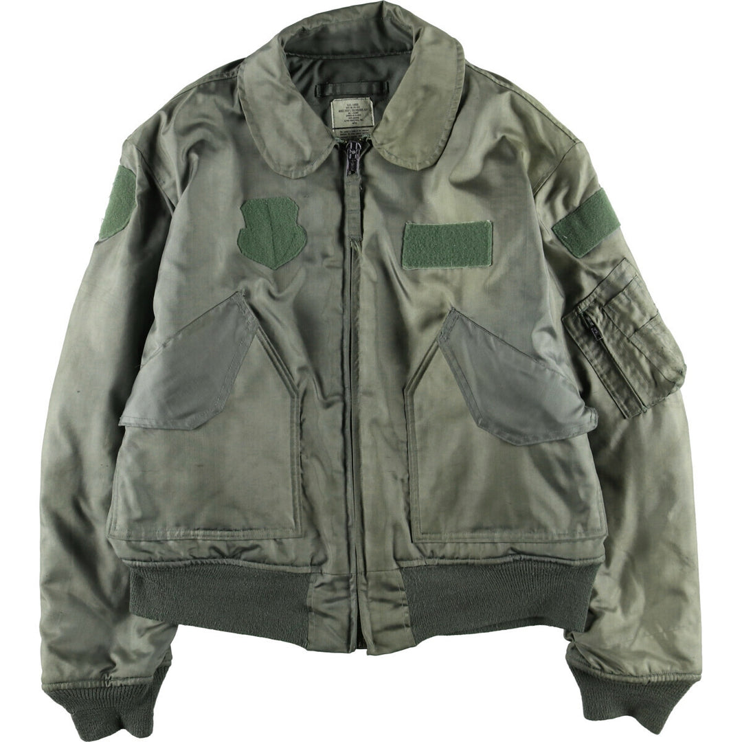 90's US military actual product CWU-45 Aramid Khaki type sage green Vintage Second Hand