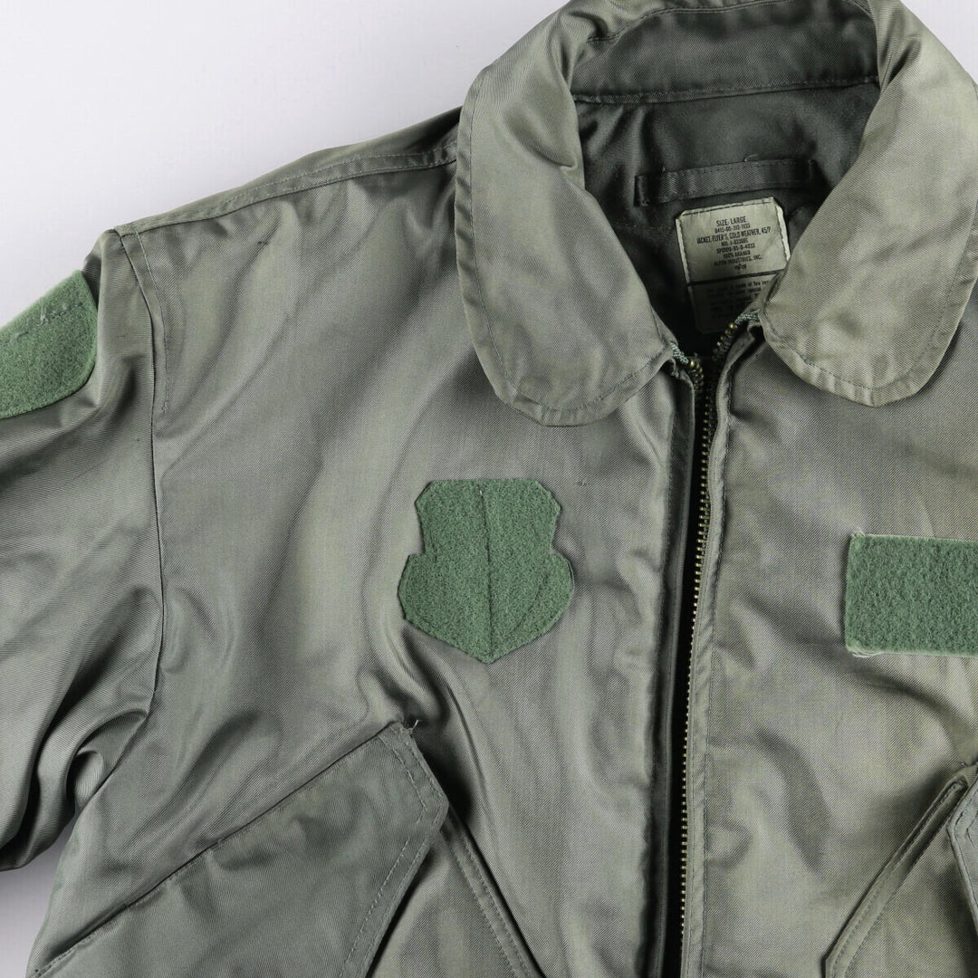 90's US military actual product CWU-45 Aramid Khaki type sage green Vintage Second Hand