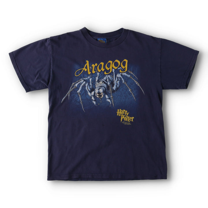 00'S HARRY POTTER Harry Potter Chamber of Secrets Aragog Movie T-shirt Men's S /evb005717