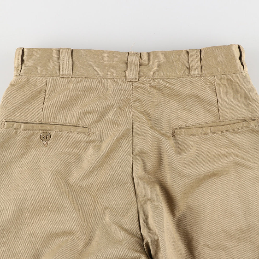 1960'S US military genuine military chino pants made in USA size 29x33 equivalent to men's w29 vintage /evb005719