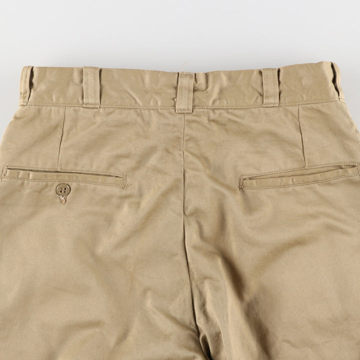 1960'S US military genuine military chino pants made in USA size 29x33 equivalent to men's w29 vintage /evb005719