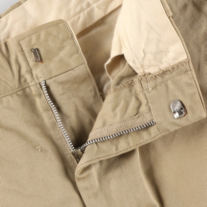 1960'S US military genuine military chino pants made in USA size 29x33 equivalent to men's w29 vintage /evb005719