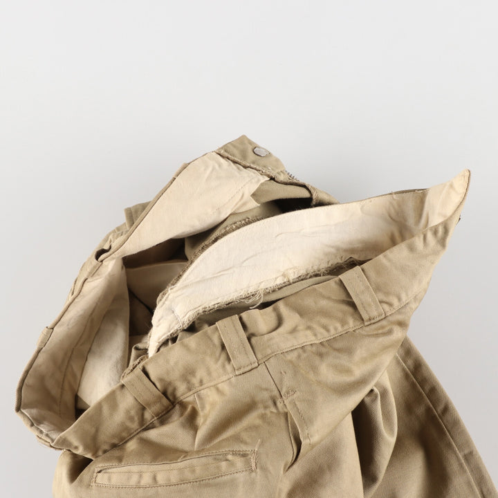 1960'S US military genuine military chino pants made in USA size 29x33 equivalent to men's w29 vintage /evb005719