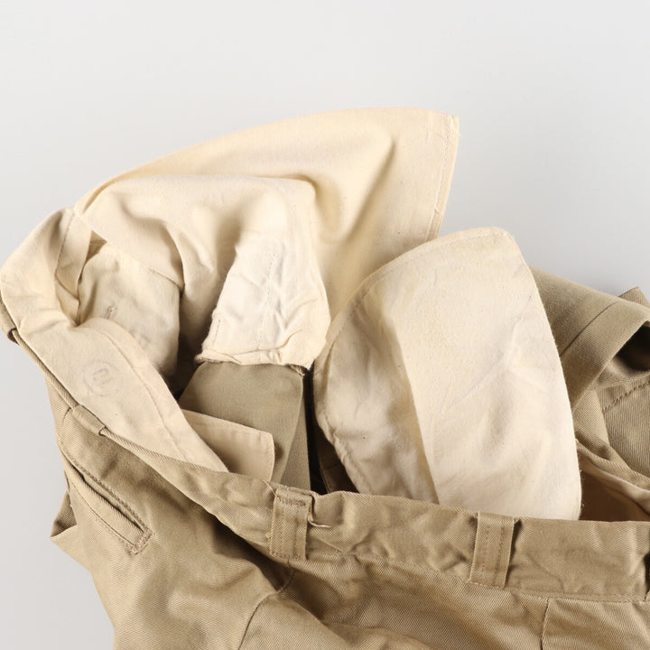 1960'S US military genuine military chino pants made in USA size 29x33 equivalent to men's w29 vintage /evb005719
