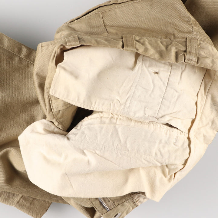 1960'S US military genuine military chino pants made in USA size 29x33 equivalent to men's w29 vintage /evb005719