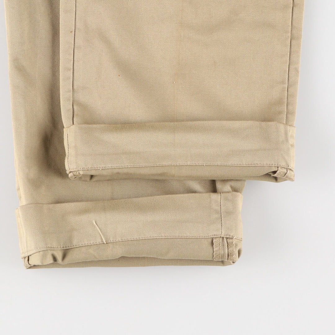 1960'S US military genuine military chino pants made in USA size 29x33 equivalent to men's w29 vintage /evb005719