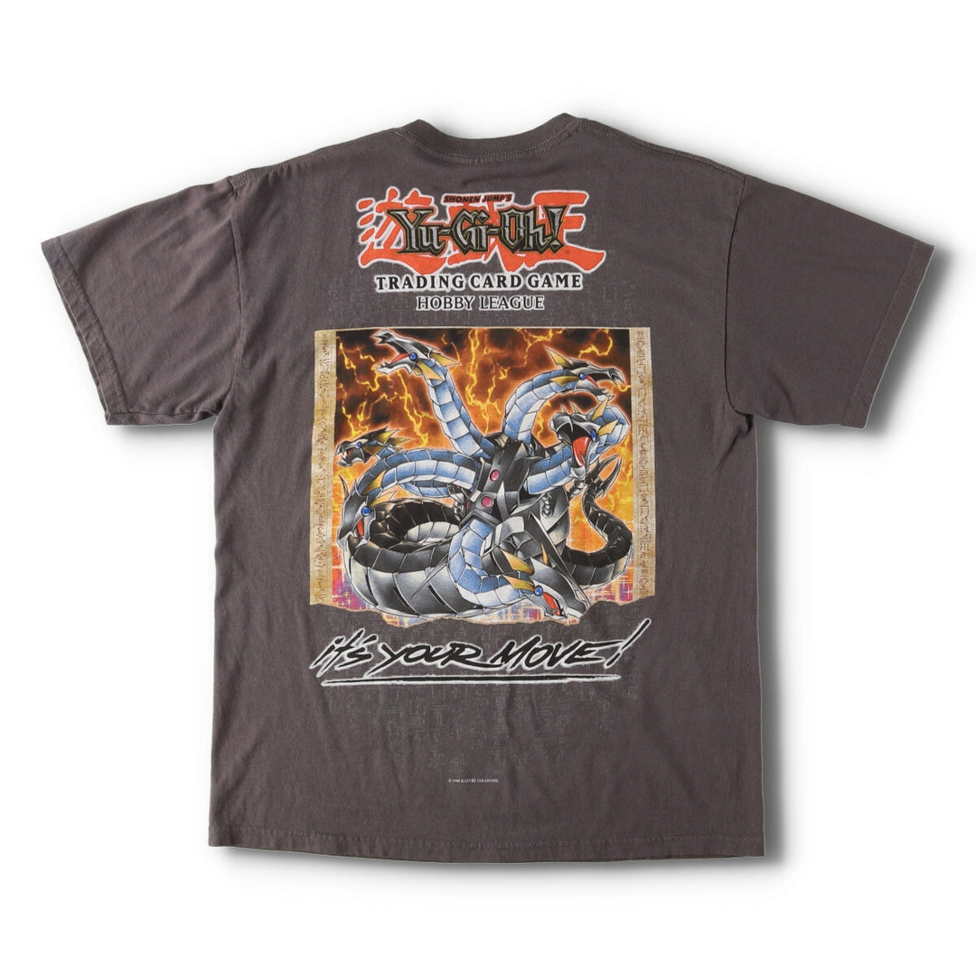 90'S Gildan Yu-Gi-Oh! Chimeratech Overdragon Character Print T-Shirt Men's Medium Vintage /evb005728