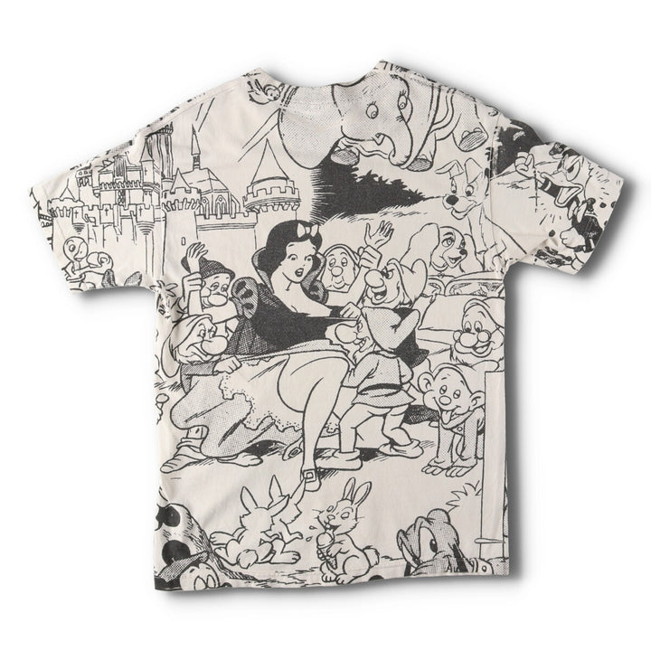 90'S SNARML DISNEY Disney all-over print erotic T-shirt parody character print T-shirt made in USA men's M vintage /evb005802