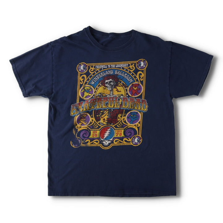 90'S GRATEFUL DEAD Grateful Dead Band T-Shirt Band Tee Men's L Vintage /evb005803