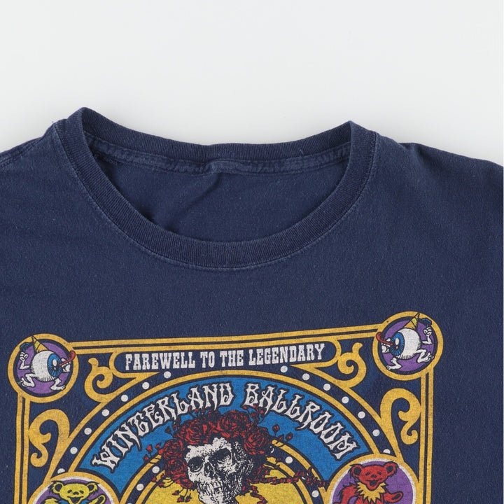 90'S GRATEFUL DEAD Grateful Dead Band T-Shirt Band Tee Men's L Vintage /evb005803