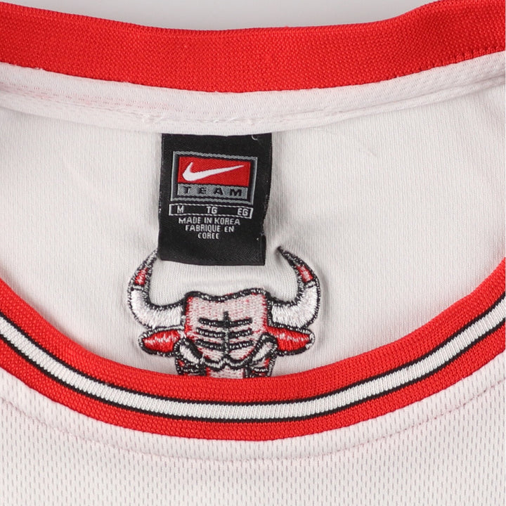 ~00'S Nike TEAM NBA Chicago Bulls Michael Jordan Mesh Tank Top Game Shirt Men's M /evb005861