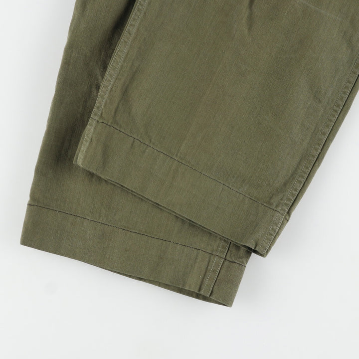 1940'S US Army genuine M-43 HBT herringbone twill remake military pants made in USA W30L31 women's L (w28) /evb005875