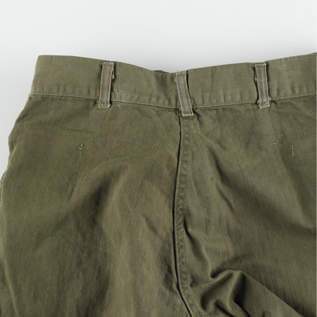 1940'S US Army genuine M-43 HBT herringbone twill remake military pants made in USA W30L31 women's L (w28) /evb005875