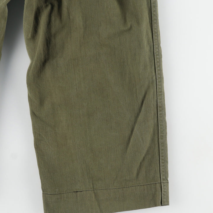 1940'S US Army genuine M-43 HBT herringbone twill remake military pants made in USA W30L31 women's L (w28) /evb005875