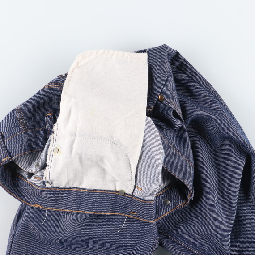 70'S Wrangler Bell-bottom Denim Pants Made in USA Women's L (w28) Vintage /evb005893