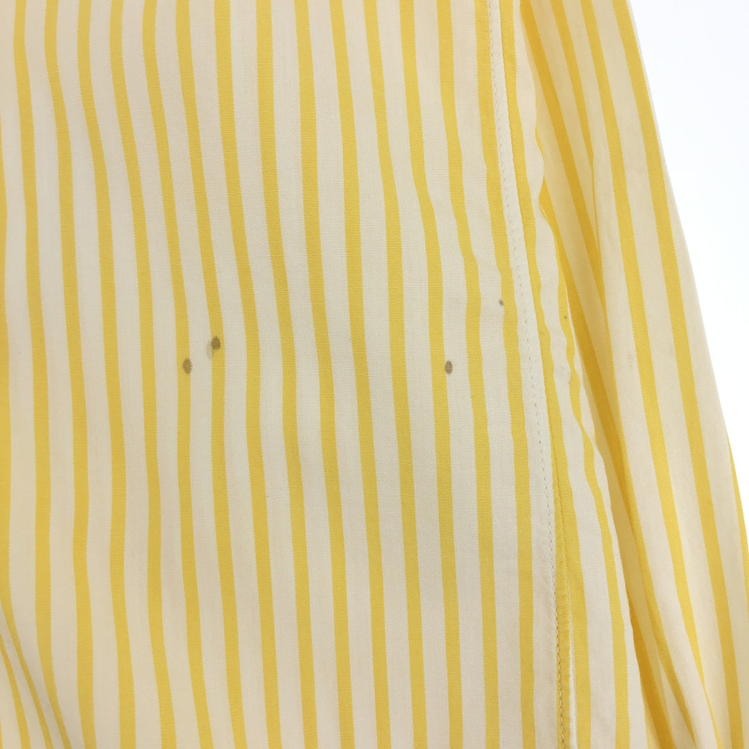 ~70'S Brooks Brothers MAKERS Long Sleeve Button Down Striped Shirt Made in USA Men's M Vintage /evb005900