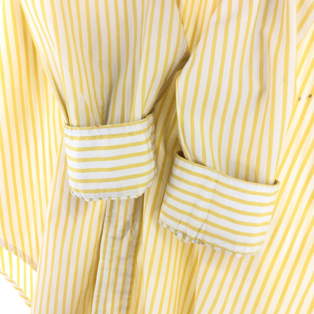 ~70'S Brooks Brothers MAKERS Long Sleeve Button Down Striped Shirt Made in USA Men's M Vintage /evb005900