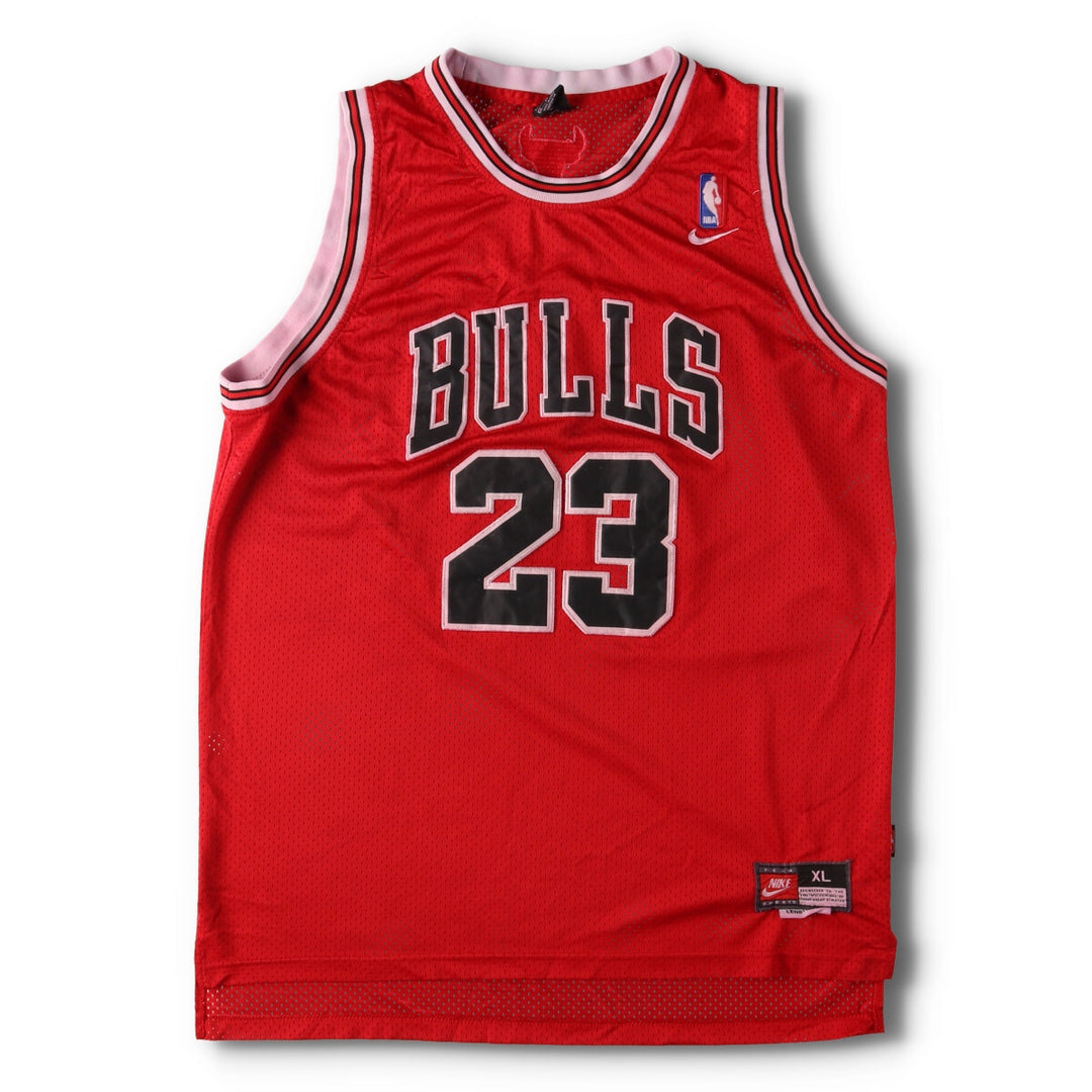 90s~00'S Nike TEAM NBA Chicago Bulls Jordan Game Shirt Replica Uniform Men's XL Vintage /evb005944